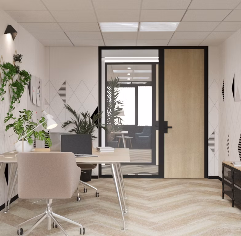 TE HUUR - KANTOREN - 2 PAX -  ZAVENTEM