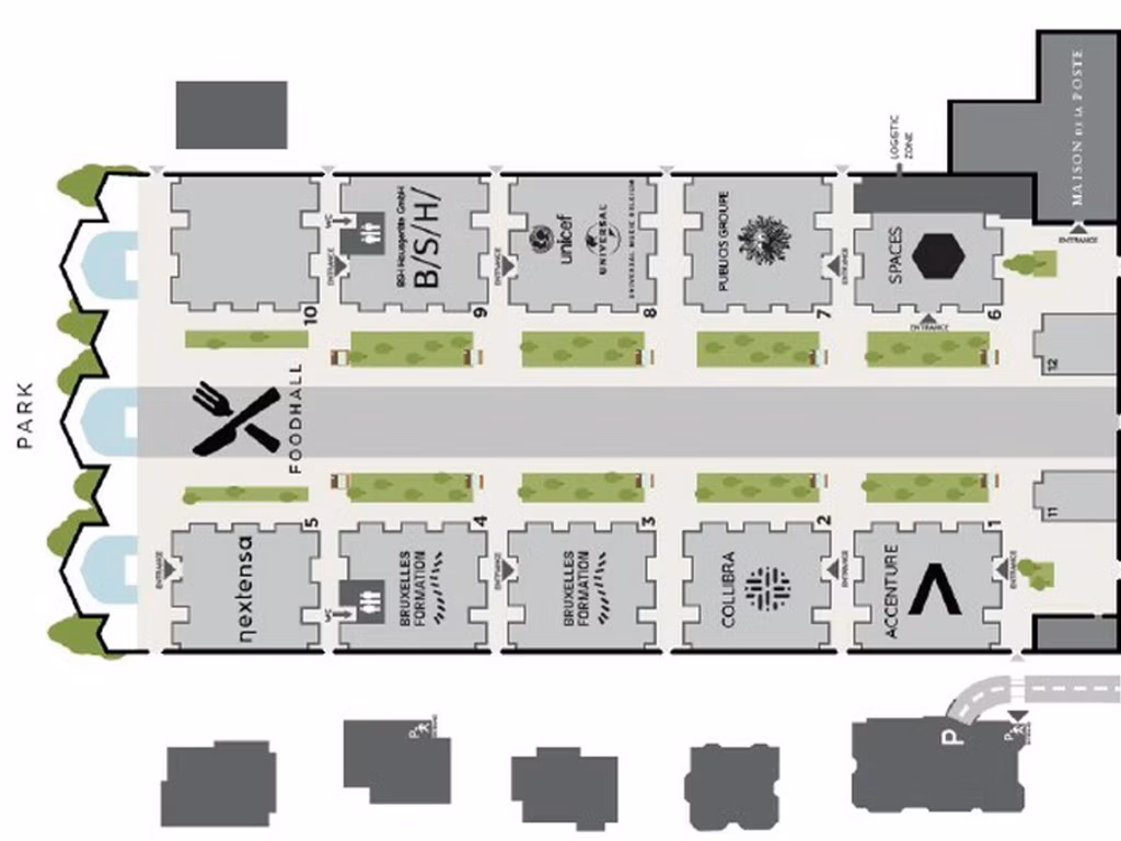 A LOUER - BUREAUX - BRUXELLES (TOUR & TAXI)