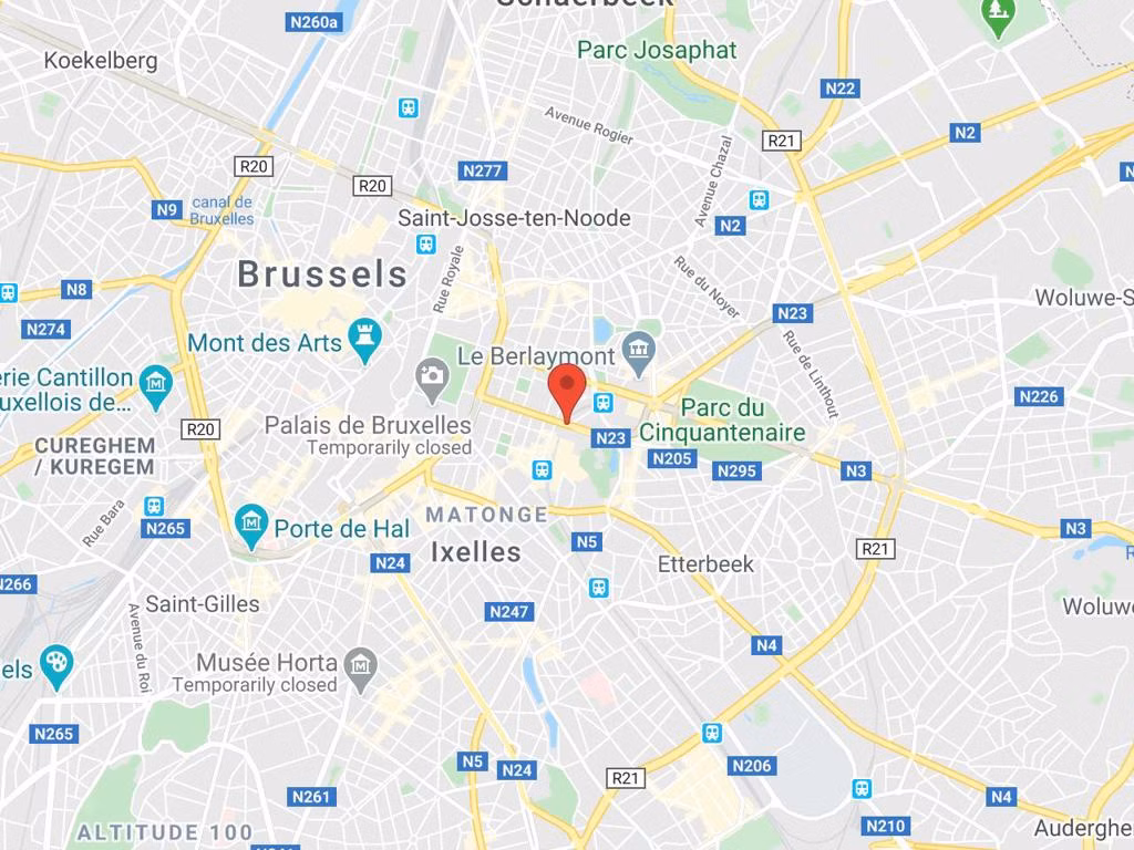 Kantoor te huur <br> Bruxelles