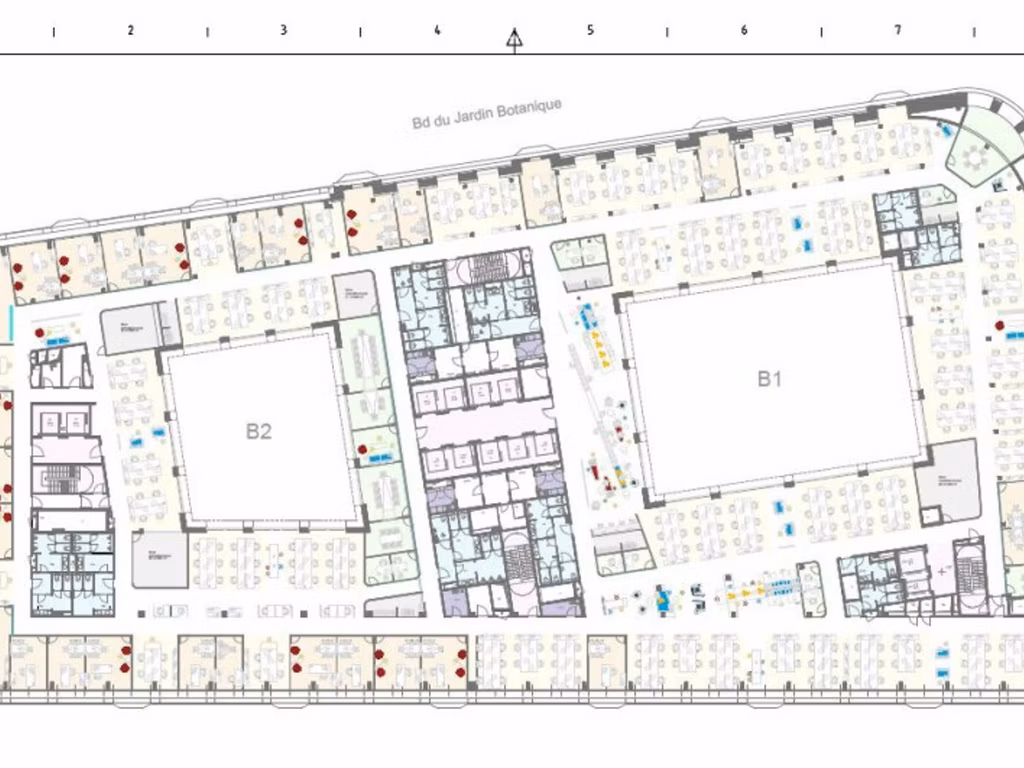 TE HUUR - KANTOREN - BRUSSEL