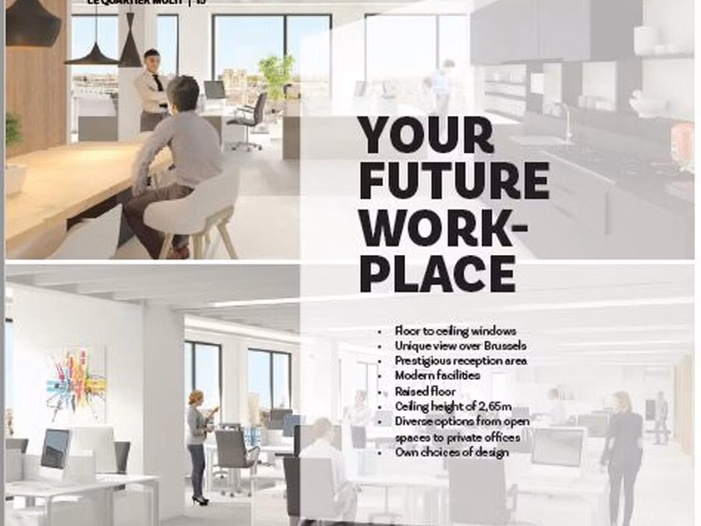 Kantoor te huur <br> Bruxelles