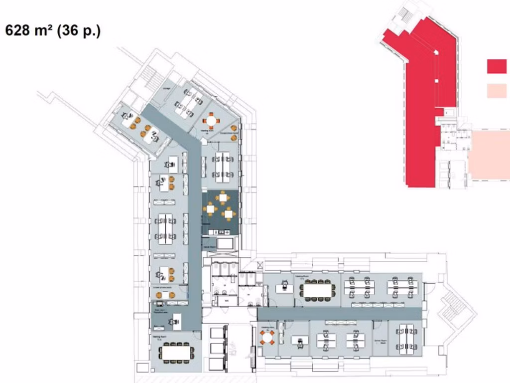 Bureau à louer <br> Ixelles