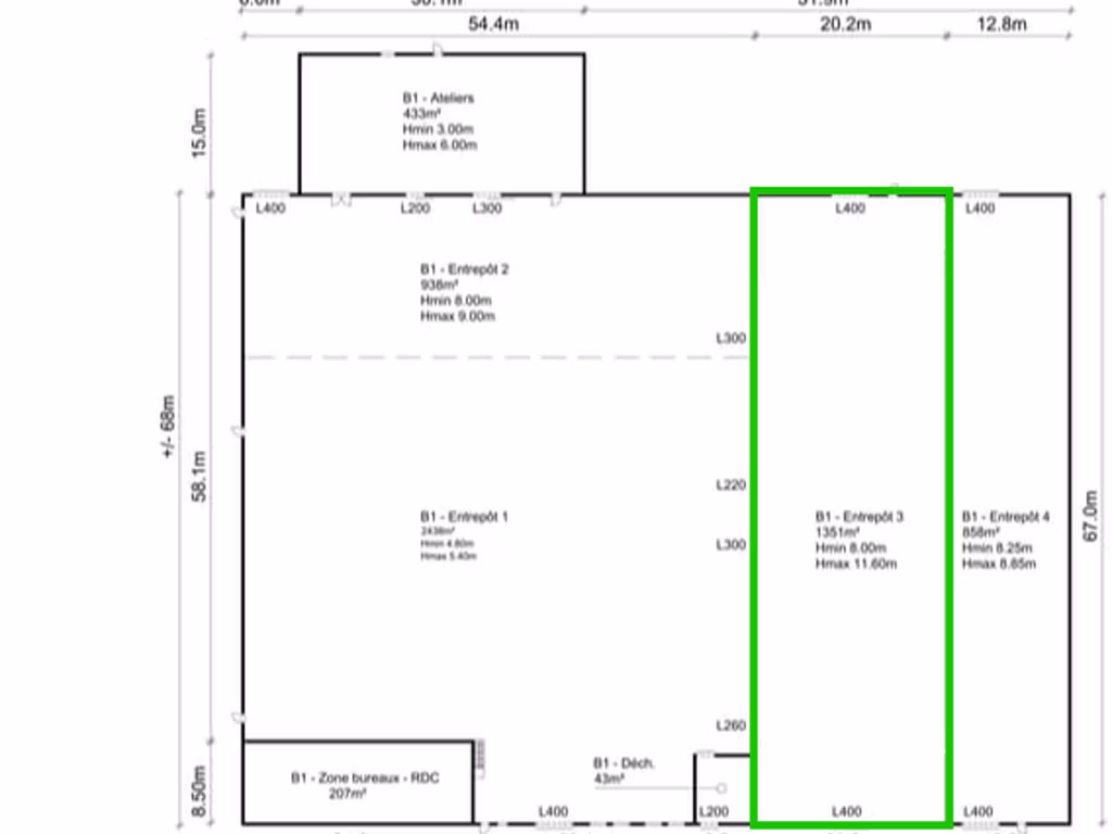 A LOUER - ENTREPOT - WAVRE