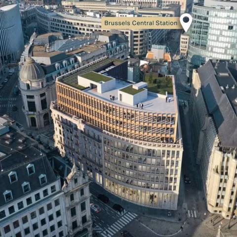 Immeuble de bureaux à louer <br> Bruxelles