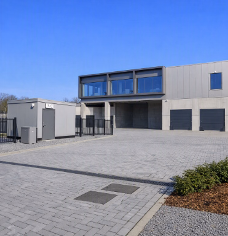 Industriële KMO-units te koop met laadkade.