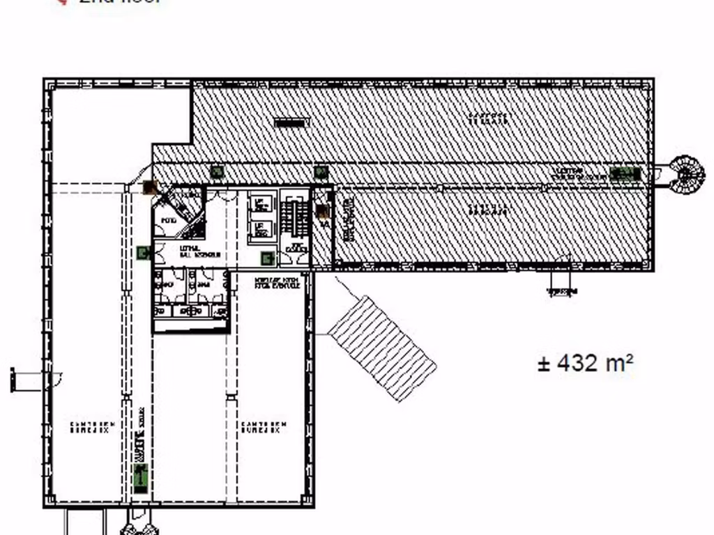 Kantoor te huur <br> Machelen