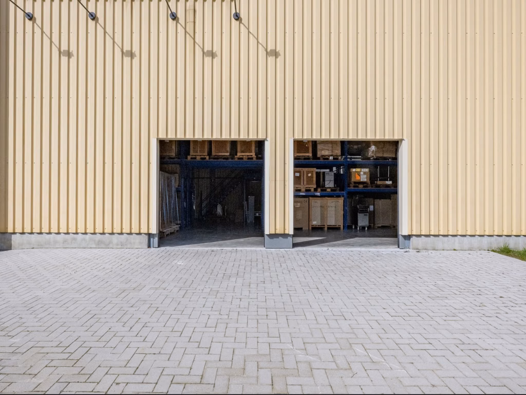 Representative building with office space and warehouse.