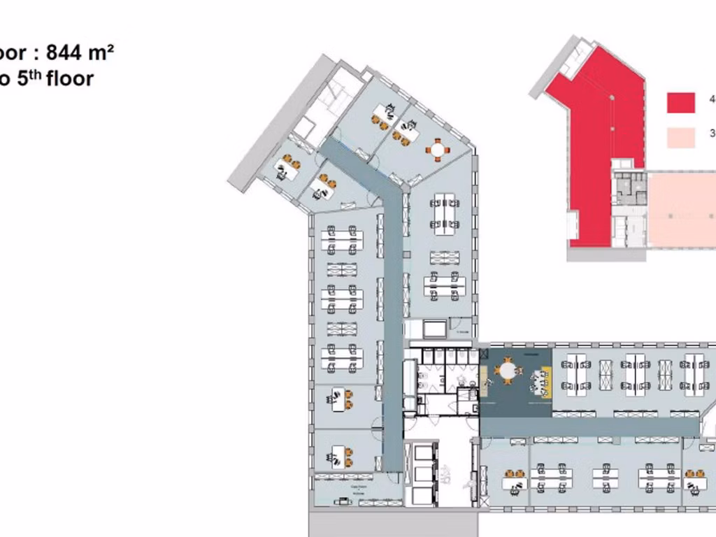 Bureau à louer <br> Ixelles