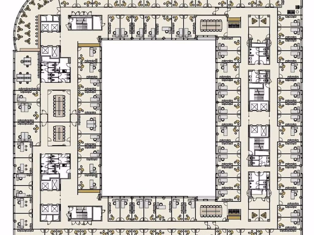 TE HUUR - KANTOREN - BRUSSEL 