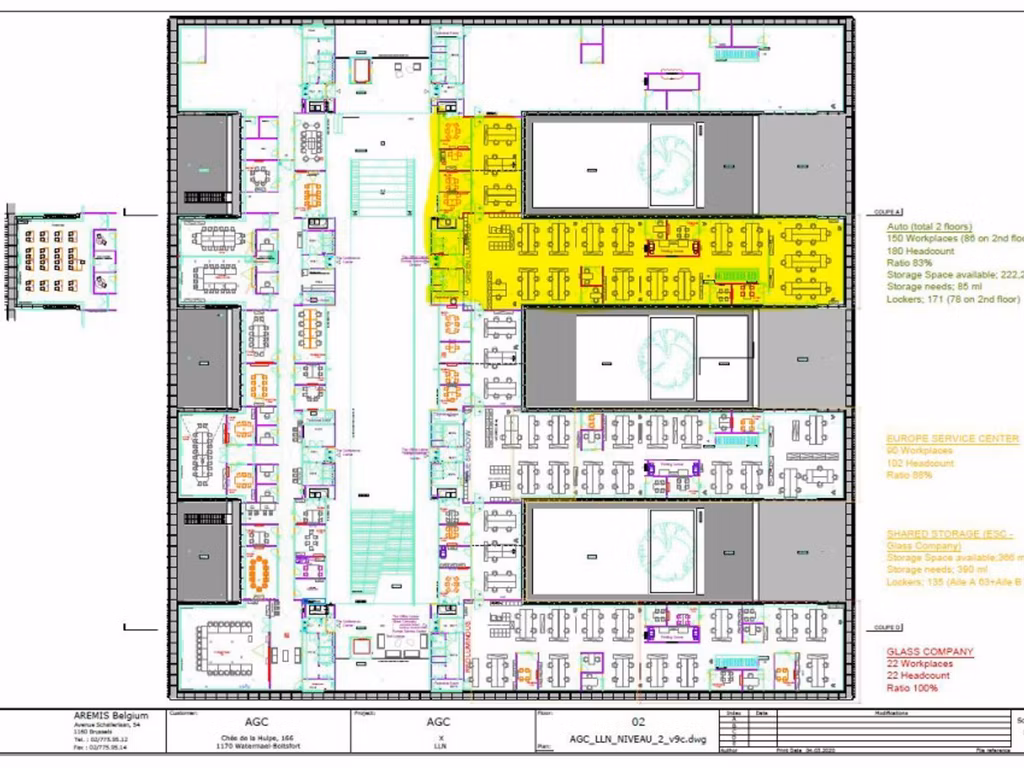 TE HUUR - KANTOREN - LOUVAIN-LA-NEUVE