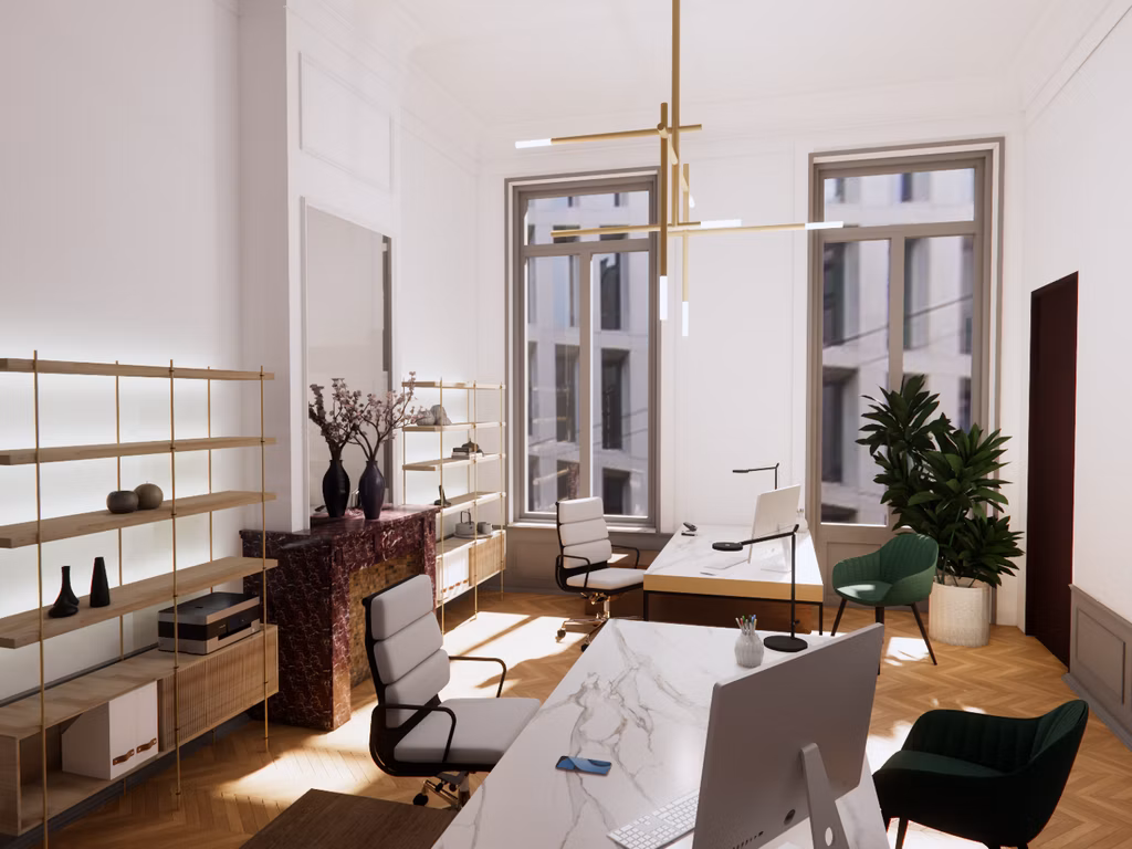 Kantoor te huur <br> Bruxelles