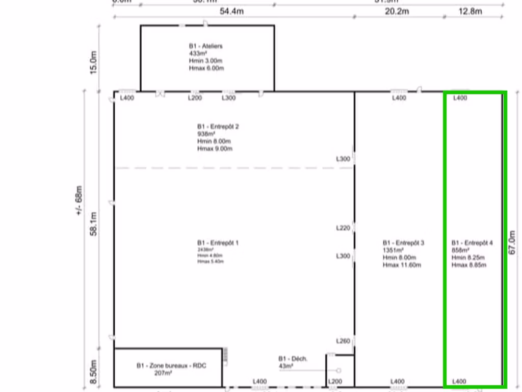 A LOUER - ENTREPOT - WAVRE