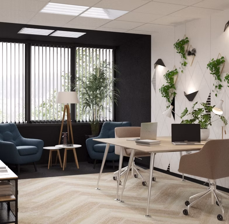 TE HUUR - KANTOREN - 2 PAX -  ZAVENTEM