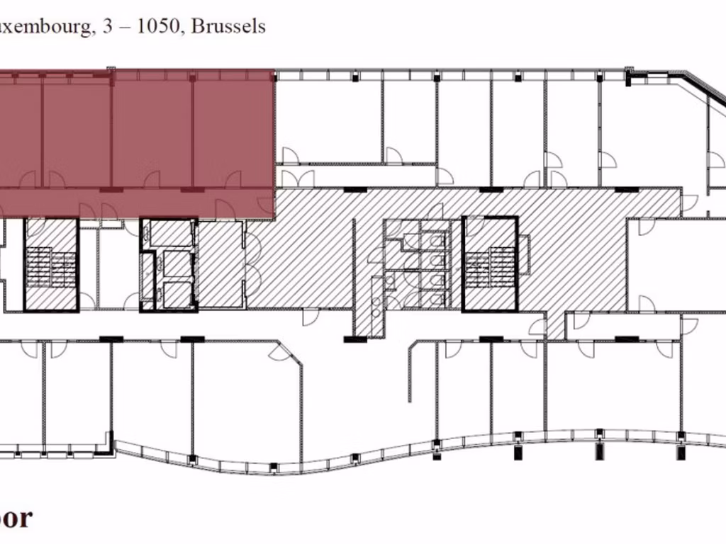 Kantoor te huur <br> Bruxelles