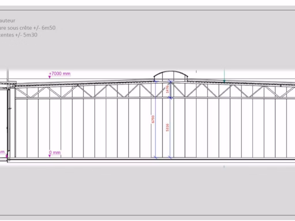 Industriel à louer <br> Ciney Achêne