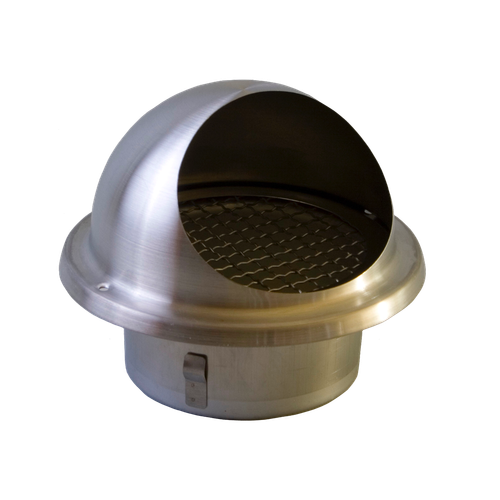 Stainless steel grilled louver