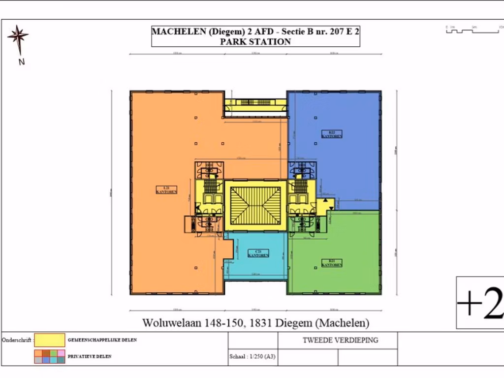 WOLUWE 148-150 - PARK STATION - RENT - B - 352/3493
