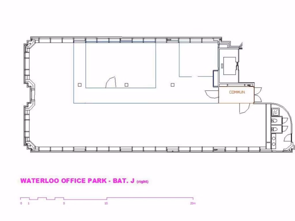 Bureau à louer <br> Waterloo