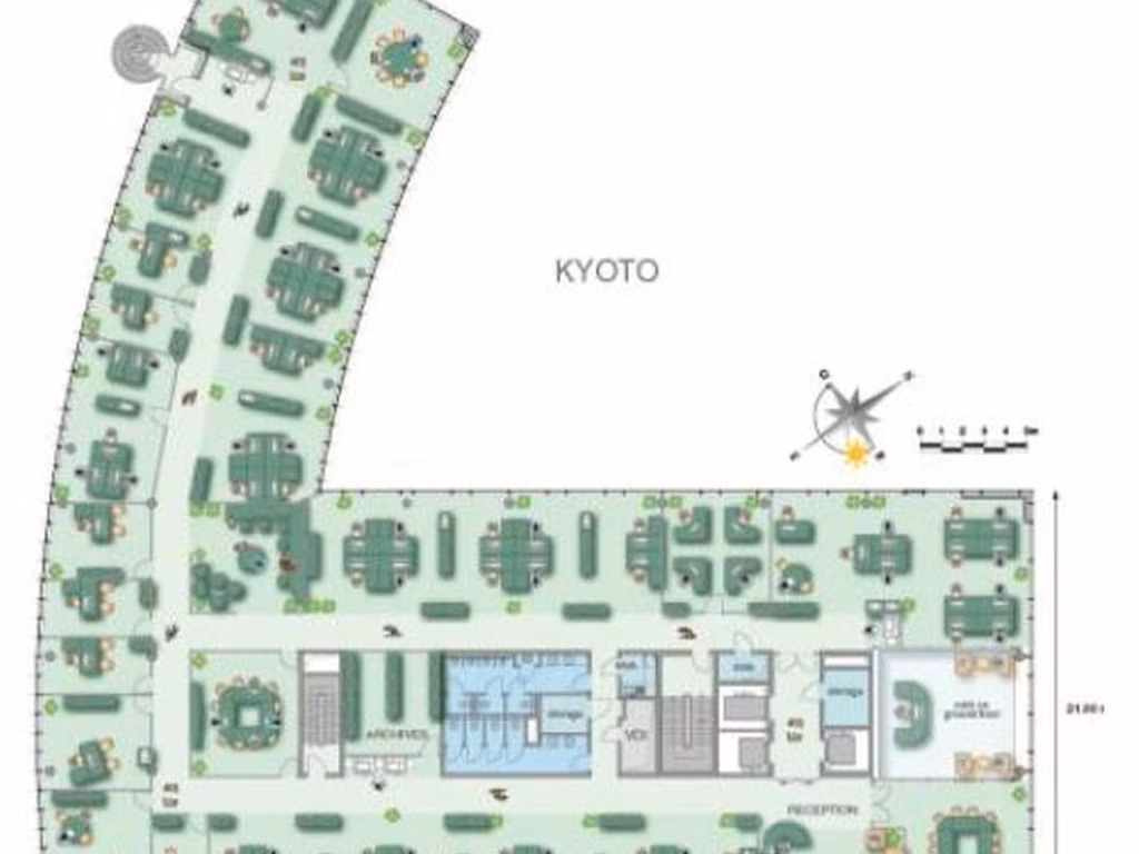 A LOUER - BUREAUX - ZAVENTEM