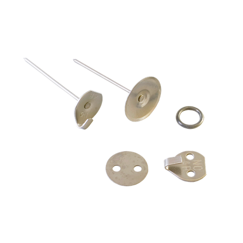 Lacing anchors and quilting pins